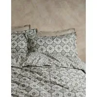 Isabelle Printed Bedding Set - Weald Green, Cotton alternate view