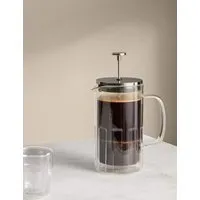 Glass Cafetiere with Angular Base Detail alternate view