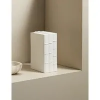 Kelly Hoppen Ceramic Books Ornament - White, Ceramic alternate view