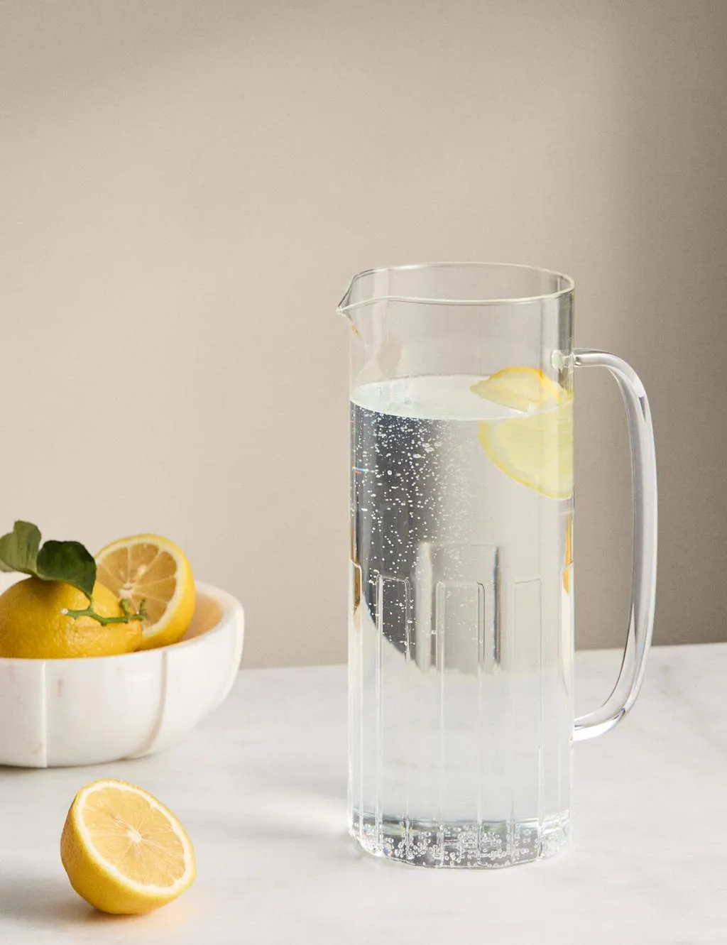 Kelly Hoppen Glass Jug with Handle - Clear, Glass product