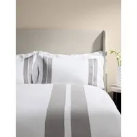 Kelly Hoppen Panel Bedding Set - Grey Mix, Pure Linen alternate view