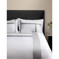 Kelly Hoppen Sateen Applique Bedding Set - Grey Mix, Cotton alternate view