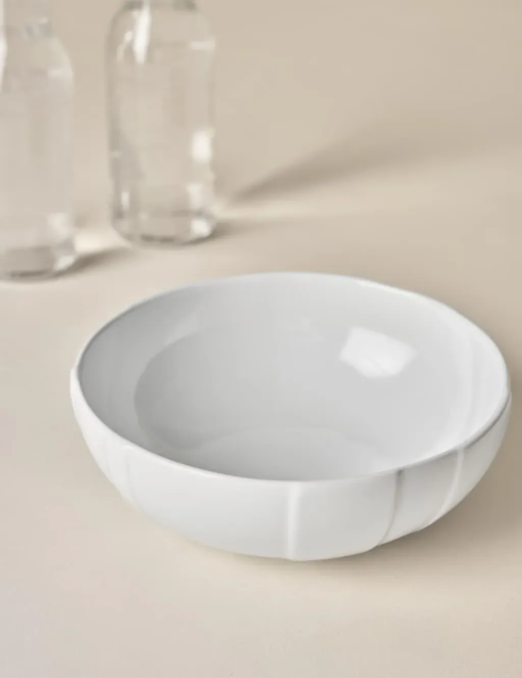 Kelly Hoppen Textured Cereal Bowl - White, Ceramic product