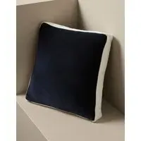 Kelly Hoppen Velvet Box Cushion - Navy Mix alternate view