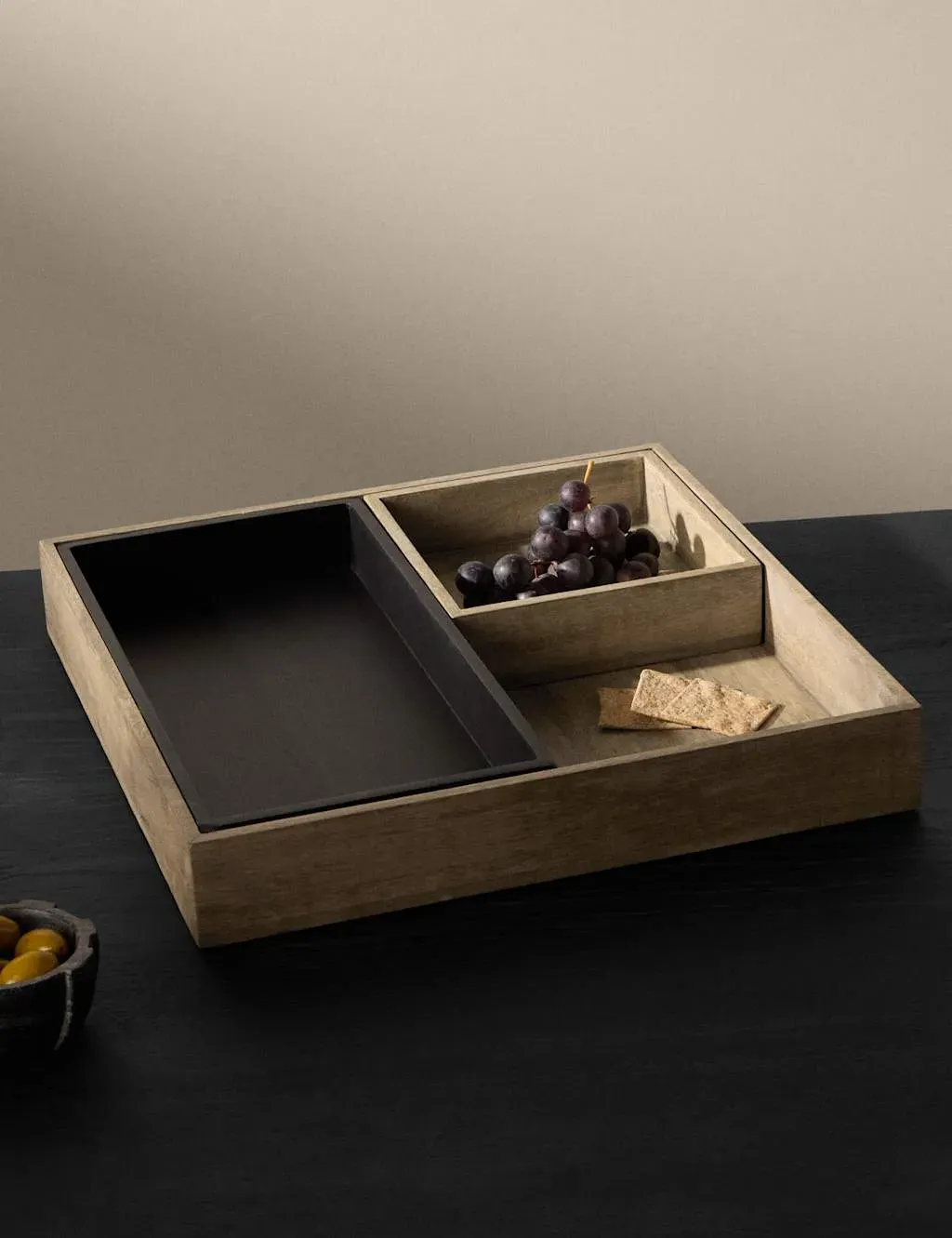 Kelly Hoppen Wooden Nesting Coffee Tray - Natural product