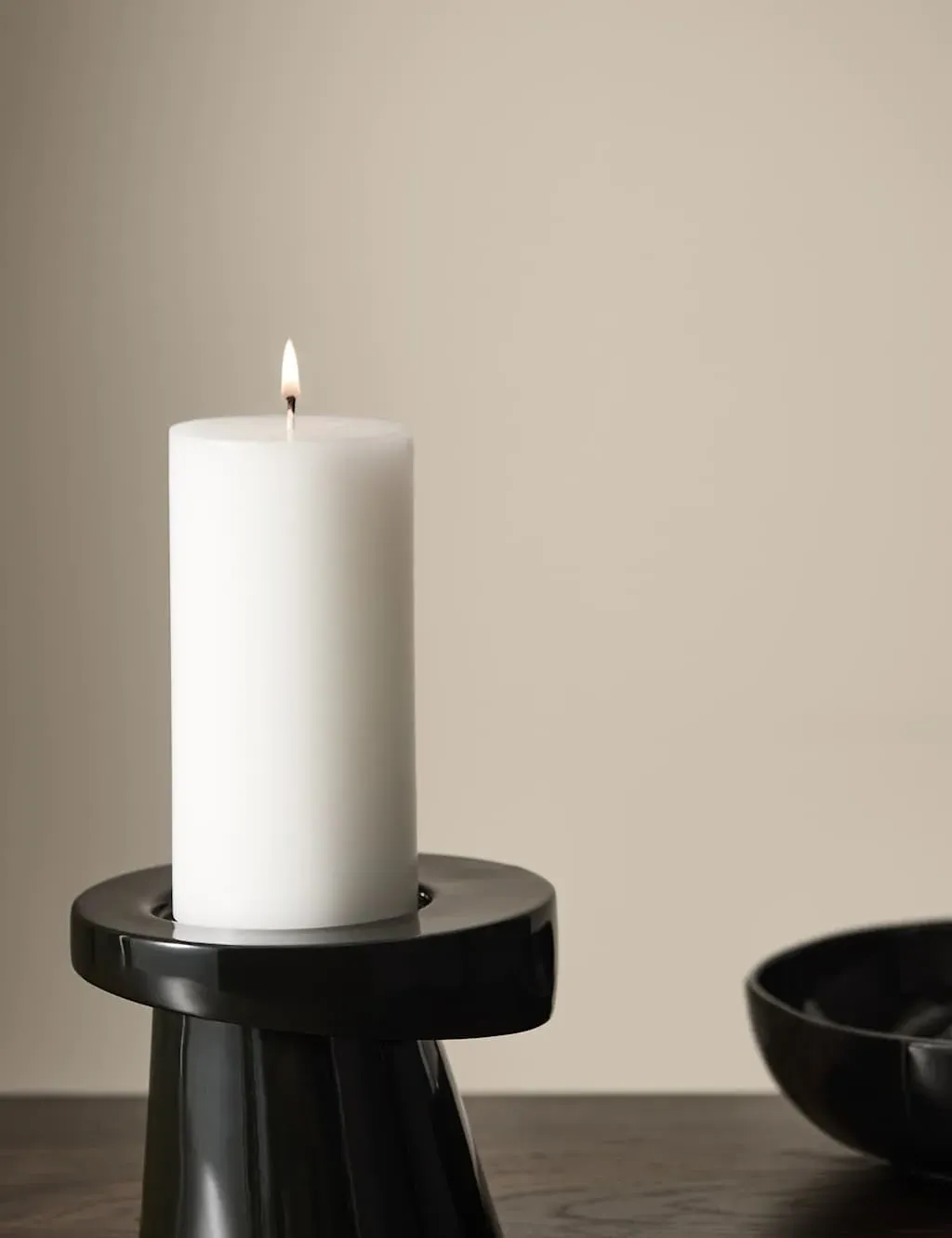 Pillar Candle - White, Wax product