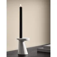 Set of 4 Dinner Candles - Black, Wax alternate view