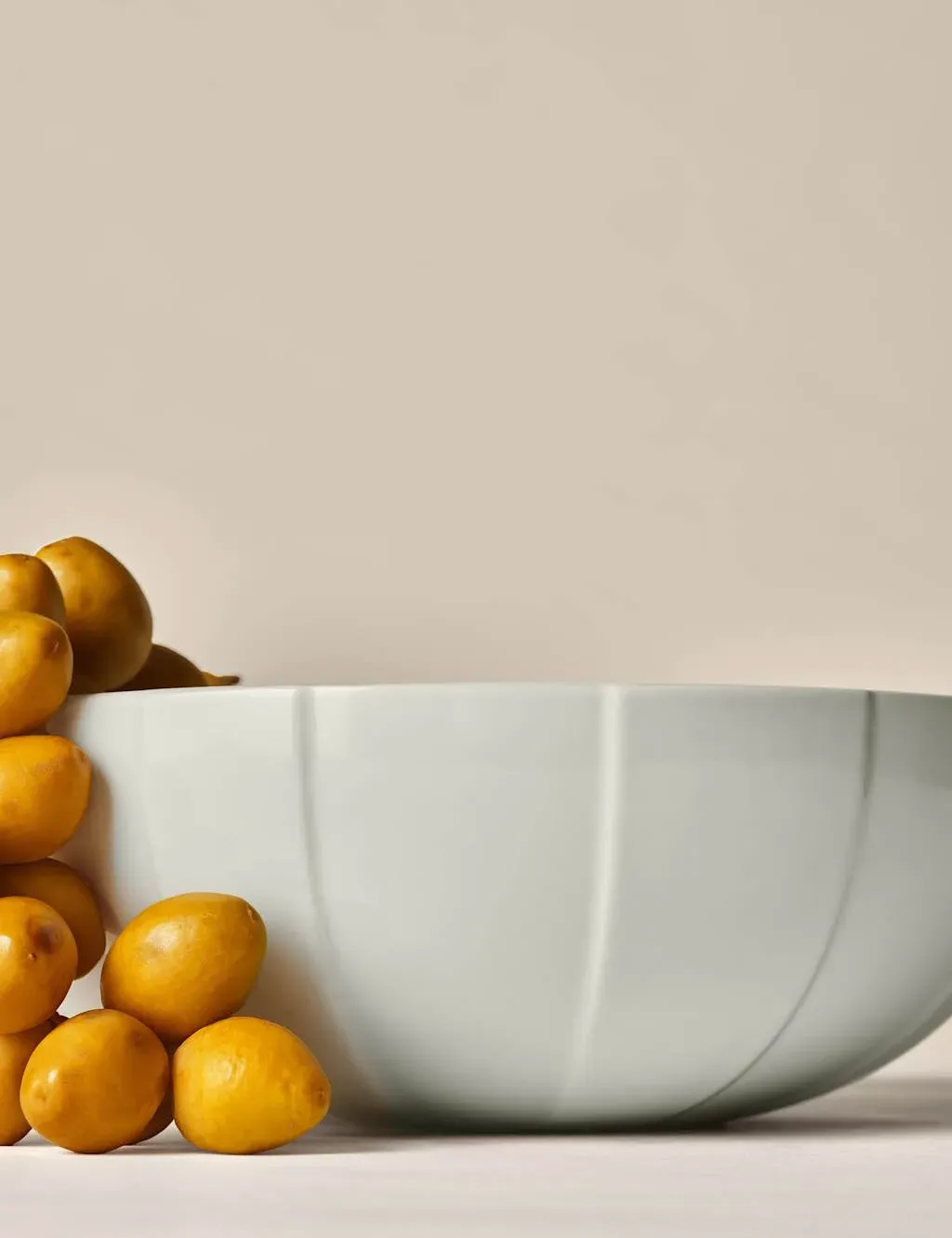 Textured Serve Bowl - Taupe, Ceramic product