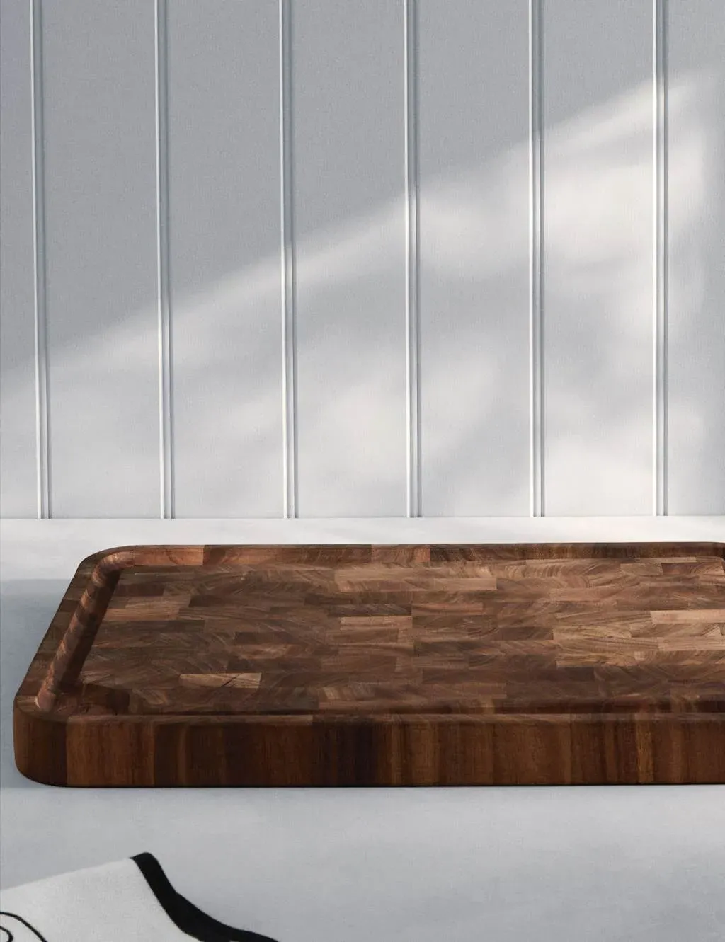 2-in-1 Wooden Butcher's Block - Natural product