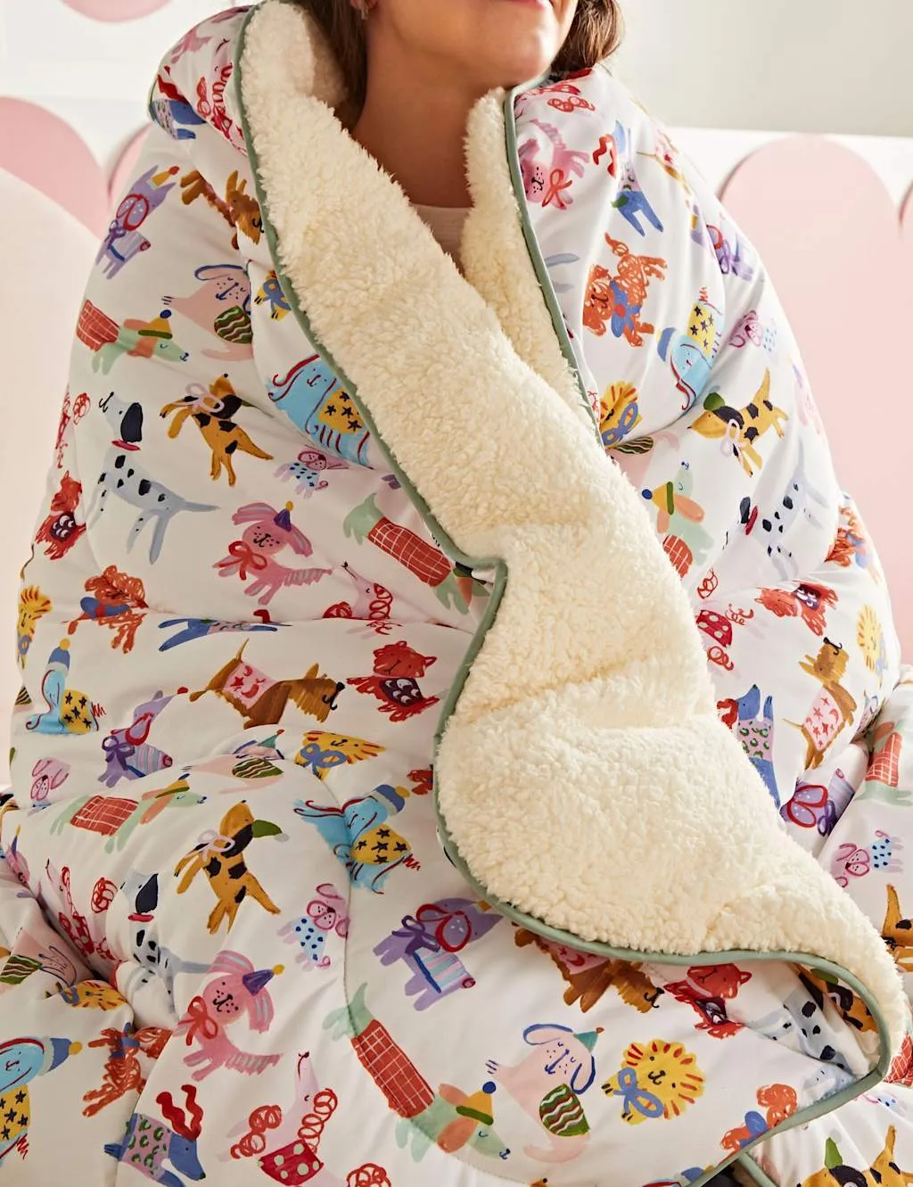 Eleanor Bowmer Happy Dogs Throw - Multi product