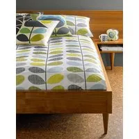 Orla Kiely Scribble Stem Duvet Cover - Duck Egg, Cotton alternate view