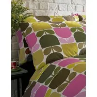 Orla Kiely Block Stem Pillowcases 2 Pack - Multi, Cotton alternate view