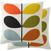 Orla Kiely Multi Stem Cushion - Multi, Cotton alternate view
