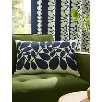 Orla Kiely Sycamore Stripe Scatter Cushion - Blue Mix, Cotton alternate view
