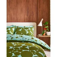 Pure Cotton Floral Bedding Set - Green Mix alternate view