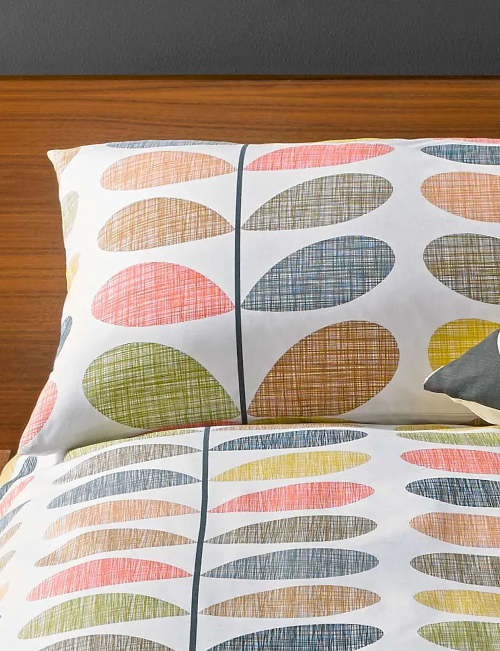 Scribble Stem 2 Pack Pillowcases - Multi, Cotton product