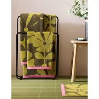 Wildflower Bath Mat - Yellow Mix, Pure Cotton alternate view