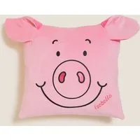 Percy Pig Personalised Fleece Cushion - Pink alternate view