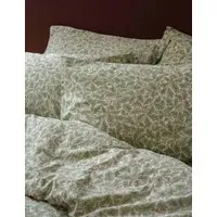2 Pack Pure Cotton Oak Pillowcases - Green Mix alternate view