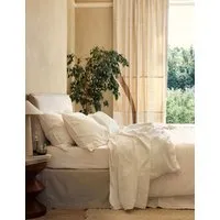 Linen Rich Duvet Cover - Cream alternate view