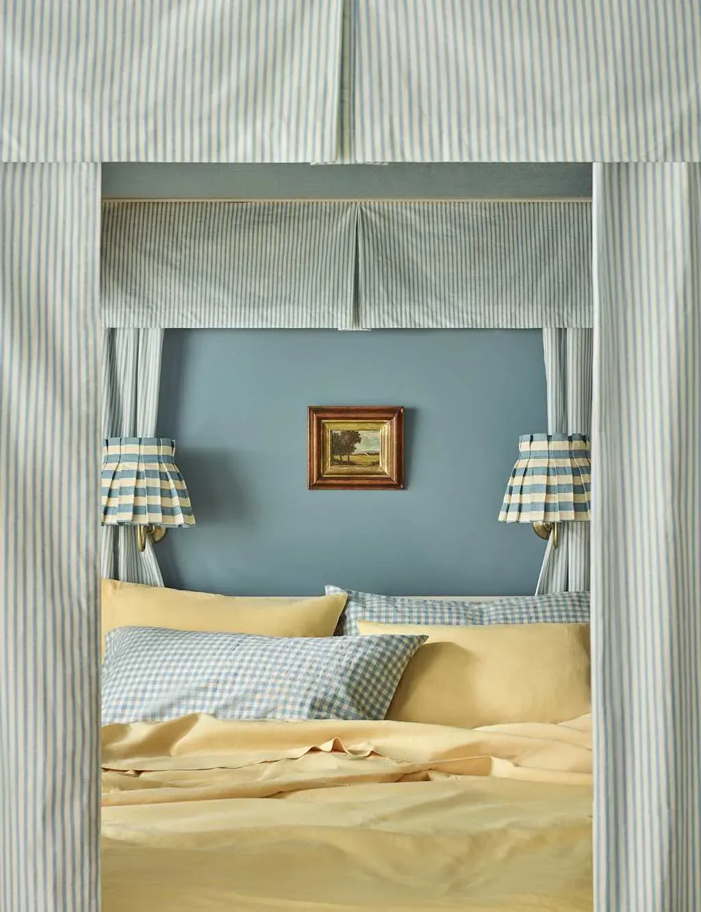 Linen Rich Duvet Cover - Yellow product