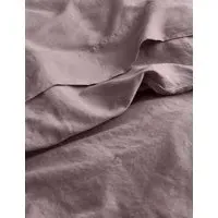Linen Rich Flat Sheet - Purple, Cotton alternate view