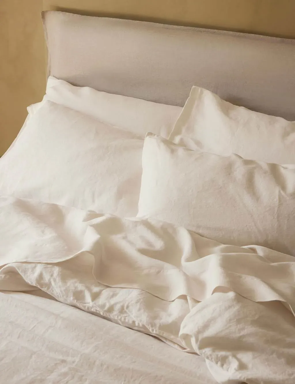 Linen Rich Pillowcase Set - Pearl product