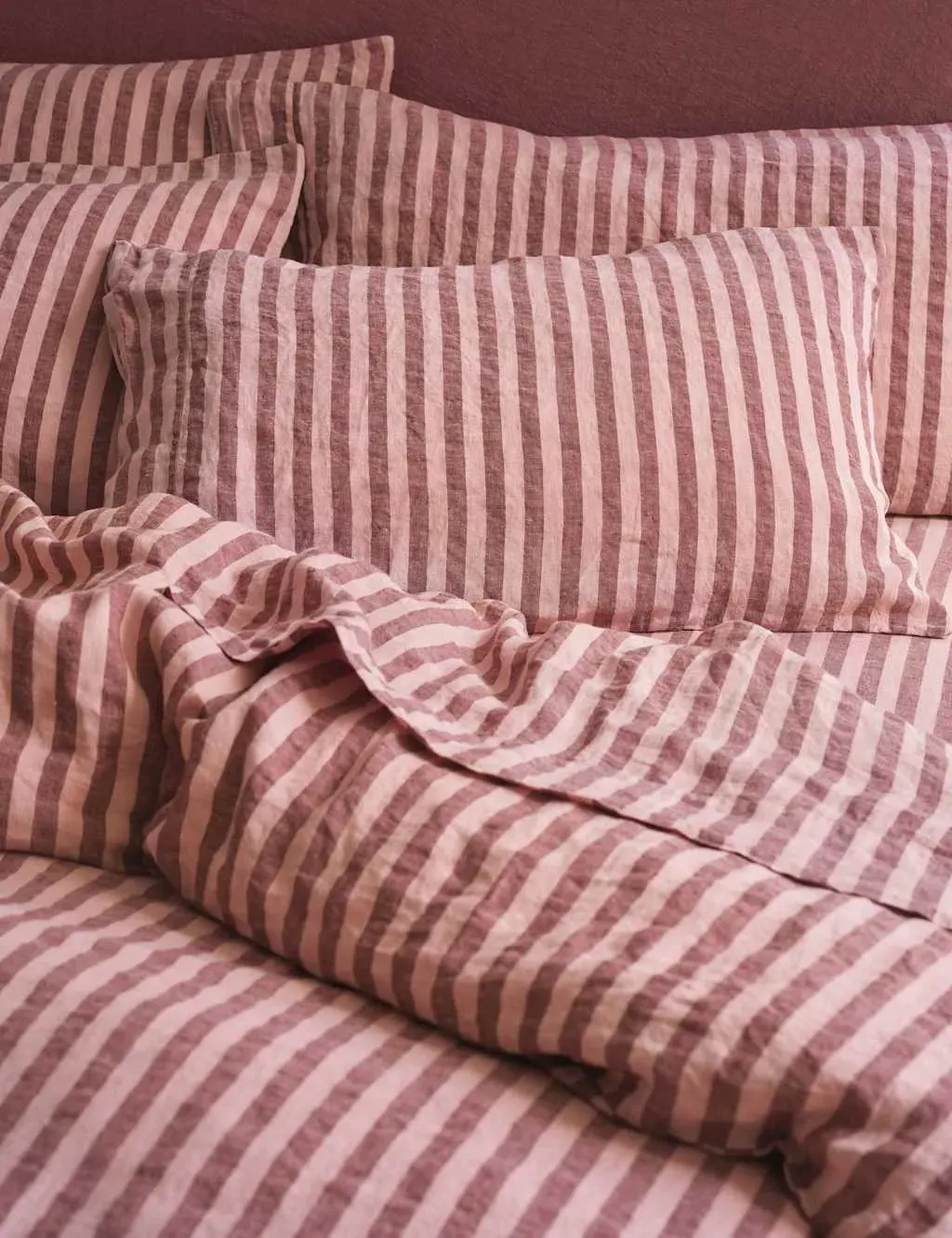 Pembroke 2 Pack Pillowcases - Pink Mix, Linen Rich product