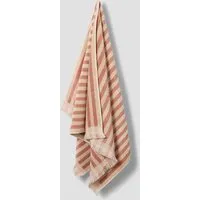 Pure Cotton Striped Towel - Pink Mix alternate view