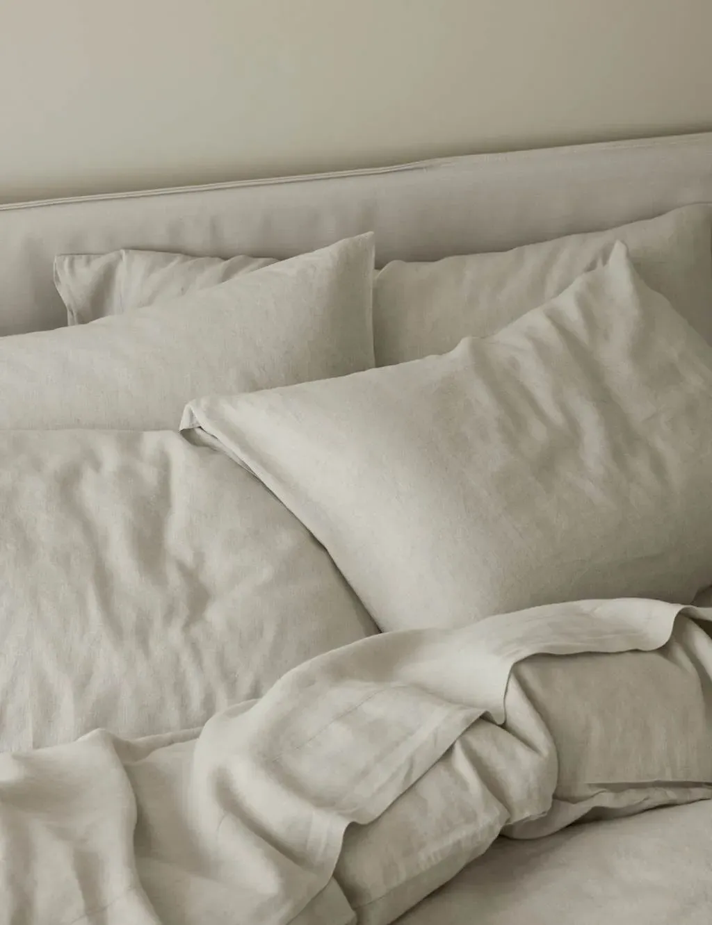 Pure Linen Pillowcase Set - Oatmeal, Linen product