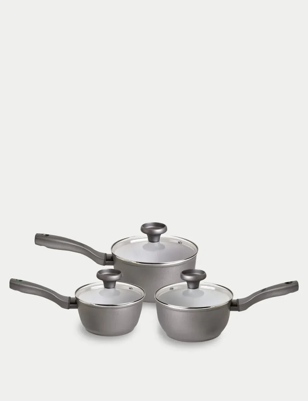 Earth Pan Non-Stick Saucepan Set of 3 - Grey product