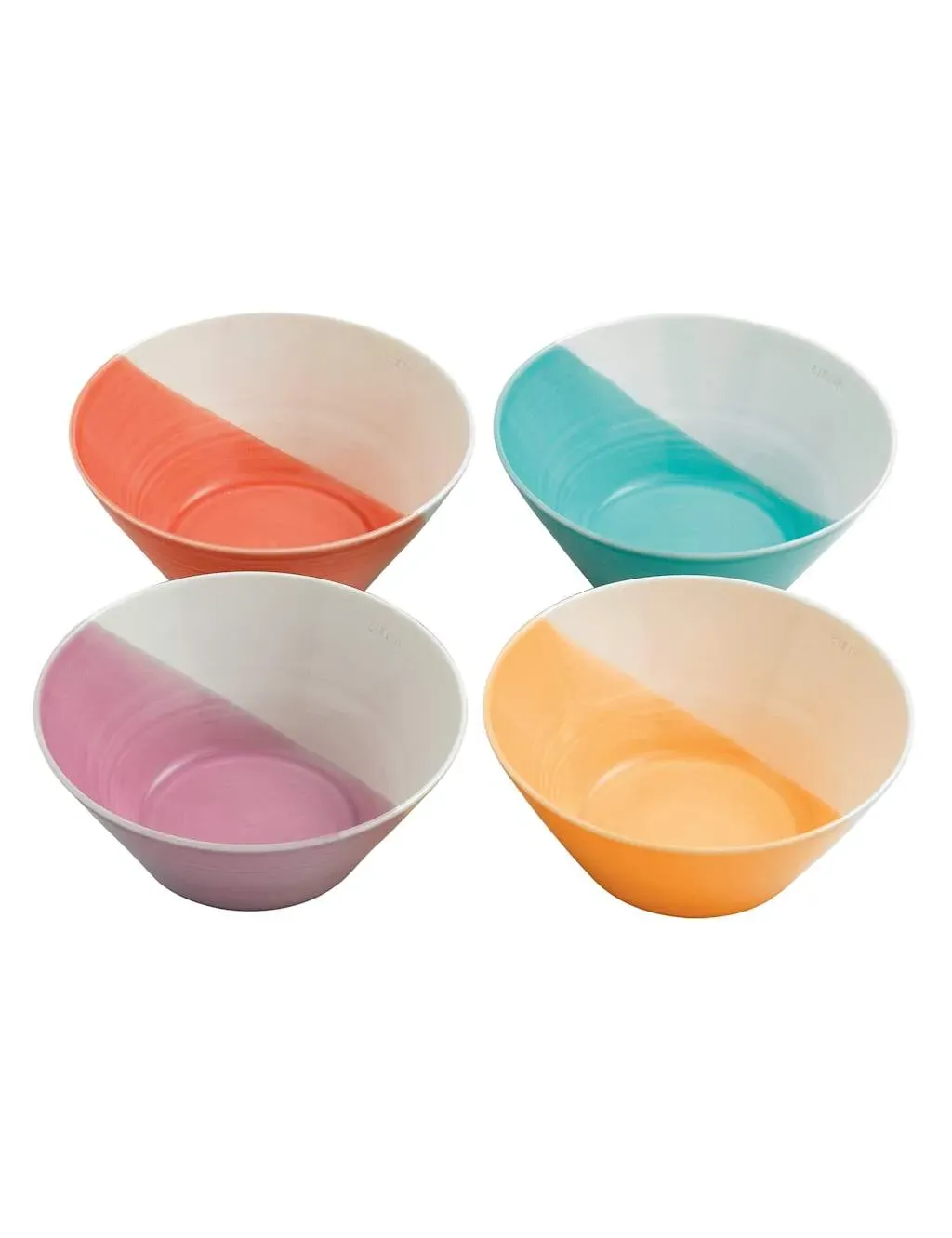 1815 Set of 4 Noodle Bowls - Multi, Porcelain product