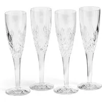 Highgate Set of 4 Champagne Flutes - Clear, Crystal alternate view