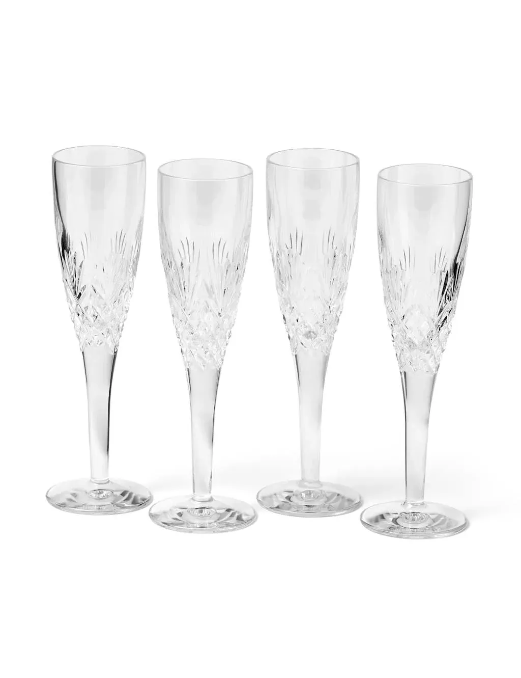 Highgate Set of 4 Champagne Flutes - Clear, Crystal product