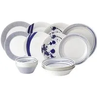 Pacific 16-Piece Dinner Set - Blue Mix, Porcelain alternate view