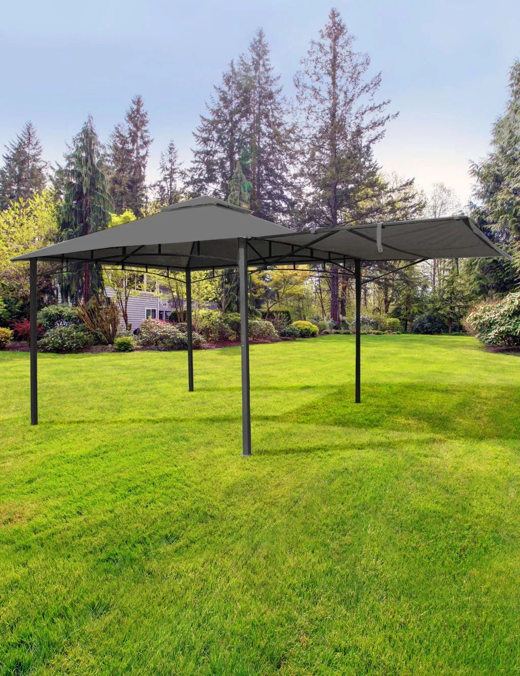 Algarve Extending Gazebo with Awning - Grey product