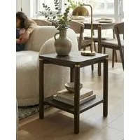 ARKA Side Table with Shelf - Natural, Oak Veneer alternate view