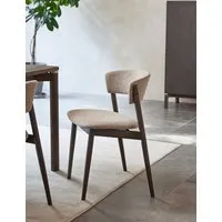 Coco Set of 2 Dining Chairs - Brown, Bouclé alternate view