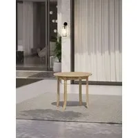Maris Round 2-Seater Bistro Table - Natural, Acacia alternate view