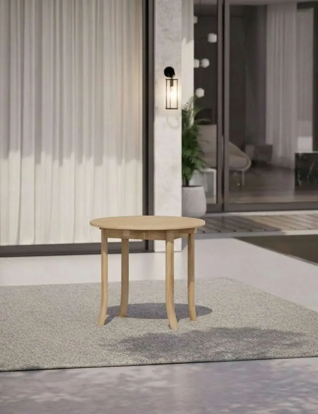 Maris Round 2-Seater Bistro Table - Natural, Acacia product