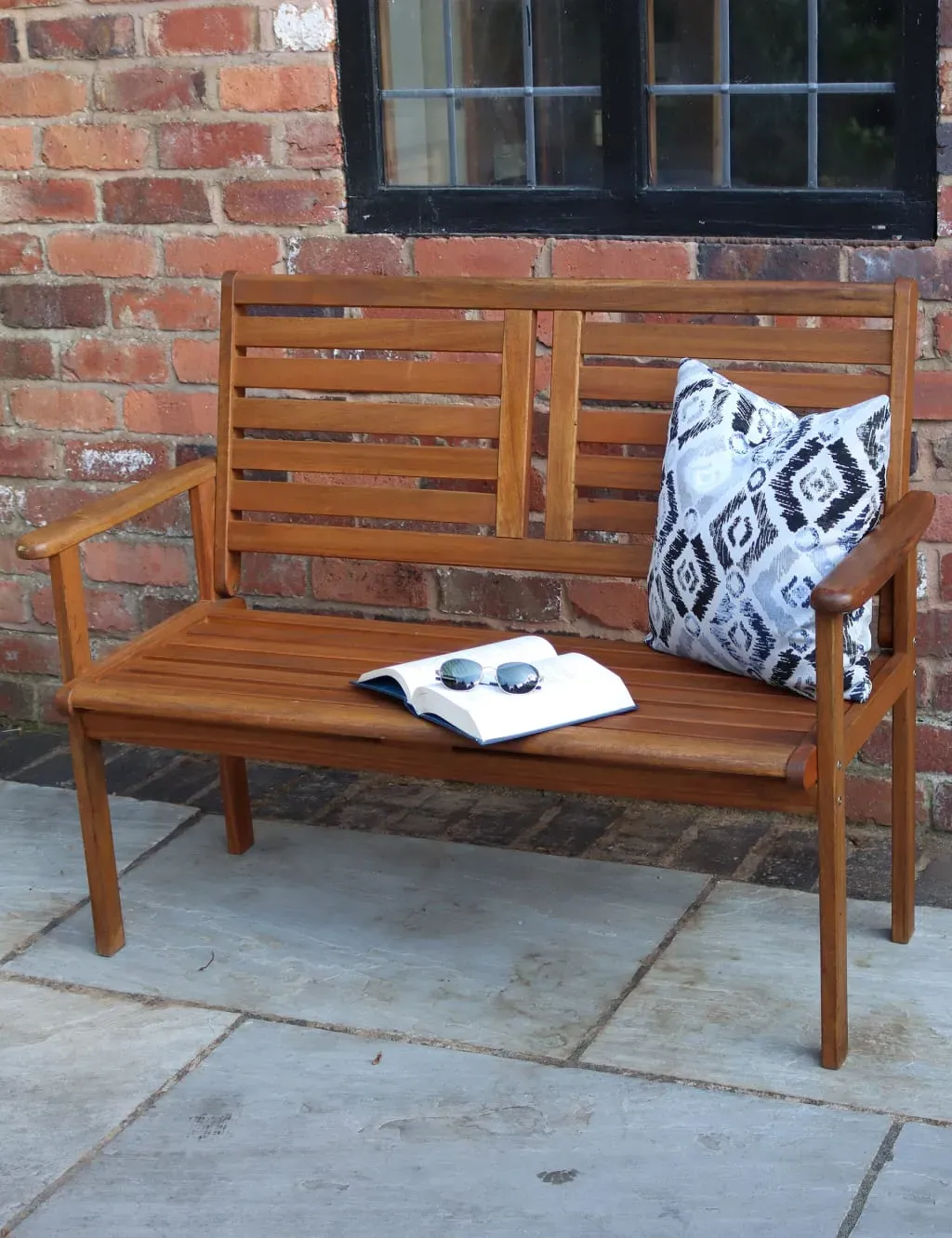 Napoli 2 Seater Garden Bench - Natural, Acacia Hardwood product