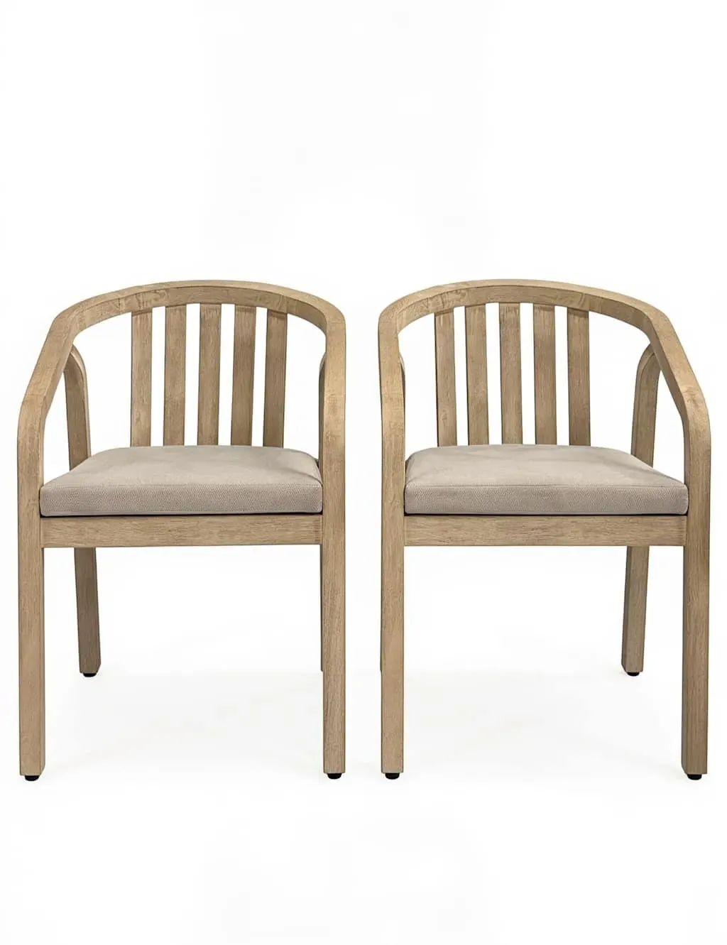 Riven Set of 2 Dining Chairs - Natural, Acacia product