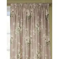Adele Chenille Pencil Pleat Curtains - Pink Mix alternate view