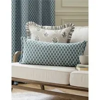 Hutton Jacquard Scatter Cushion - Blue Mix alternate view
