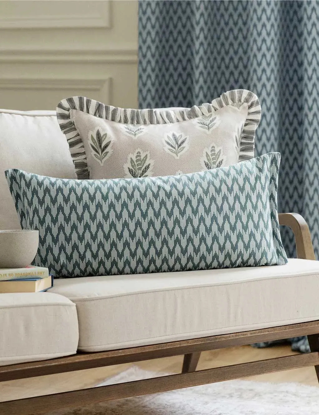 Hutton Jacquard Scatter Cushion - Blue Mix product