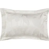 Lotus Leaf Oxford Pillowcase - Ivory, Cotton alternate view