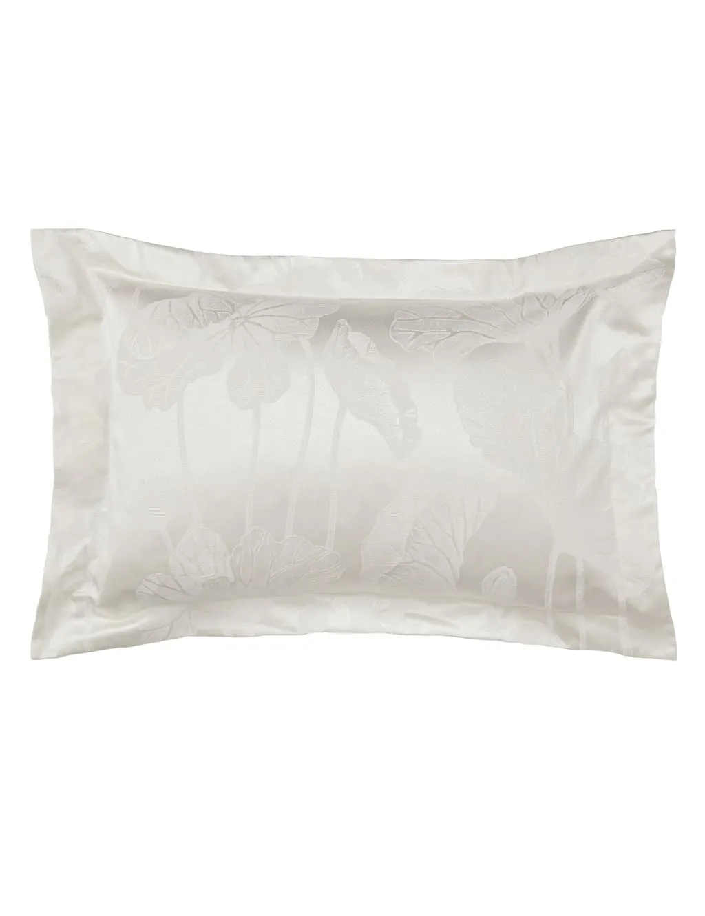 Lotus Leaf Oxford Pillowcase - Ivory, Cotton product
