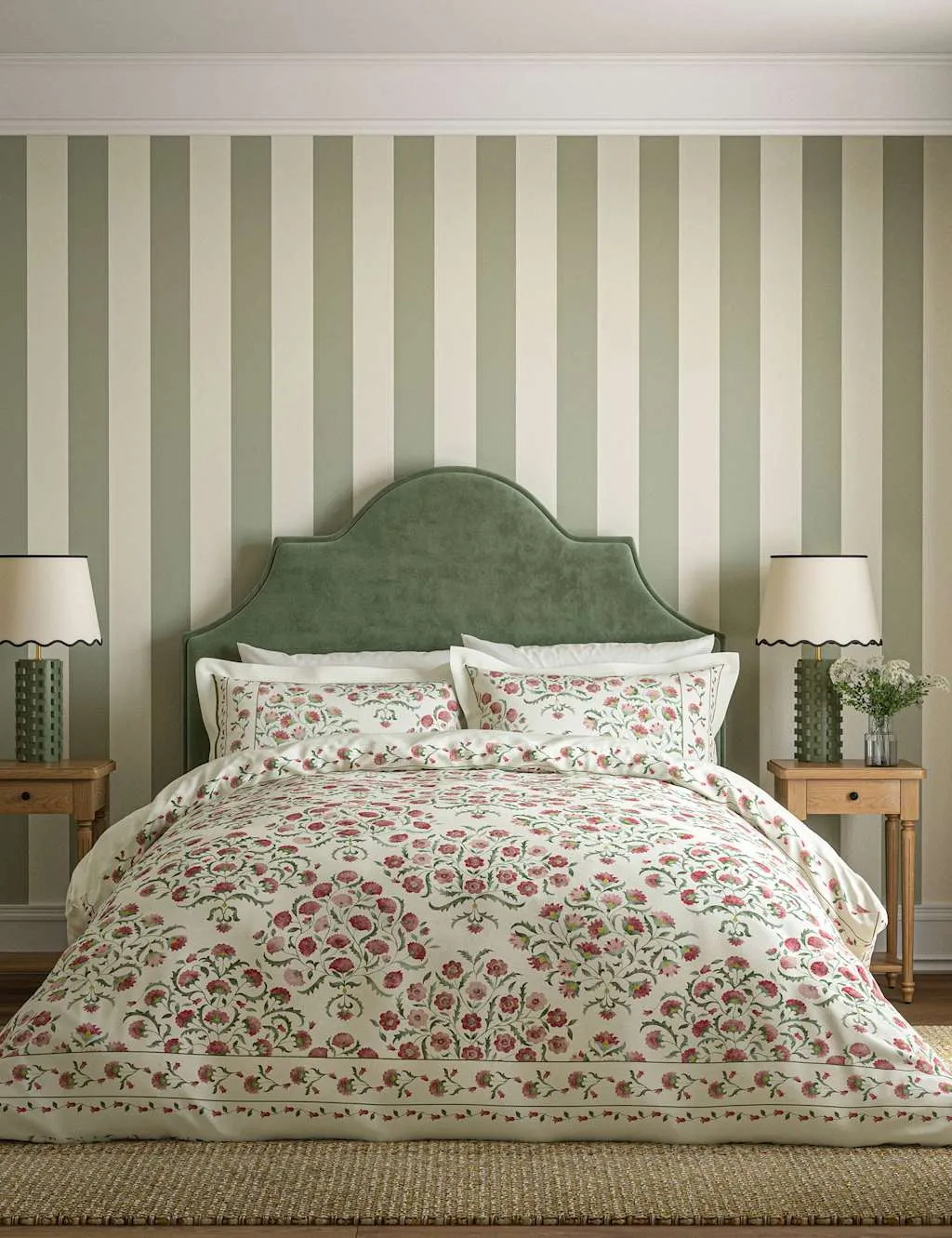Ottoman Pure Cotton Bedding Set - Multi product