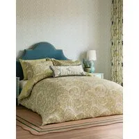 Tila Lime Bedding Set - Gold, Pure Cotton Percale alternate view
