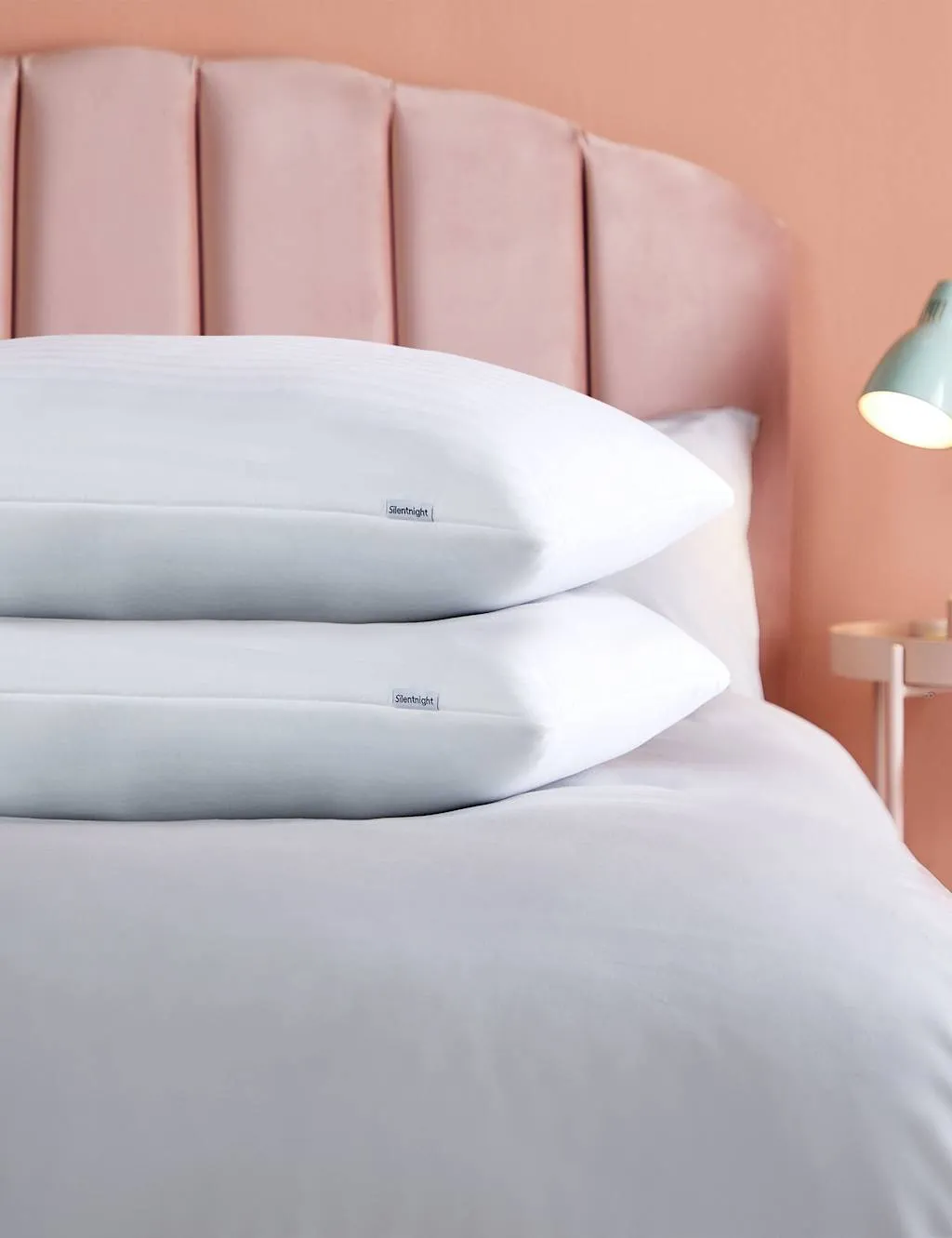 2 Pack Memory Foam Shell Pillows - White product